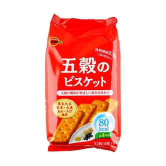 日本BOURBON波路夢 五穀蘇打餅乾 原味 140g