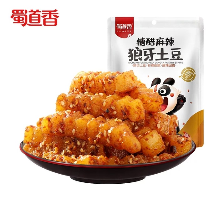Sweet & Sour Spicy Wavy-Cut Potato 150g – Sichuan Specialty Potato Snack Flavorful Delicacy