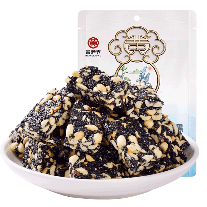 Xylitol Black Sesame Crisp 128g Sichuan Specialty Peanut Crisp