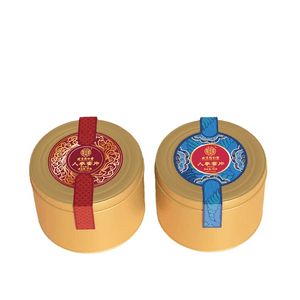 Ginseng Honey slices: Authentic fresh ginseng from Changbai Mountain, freshly sliced honey, ready-to-eat, drink with water for nourishment, 45g*2 boxes