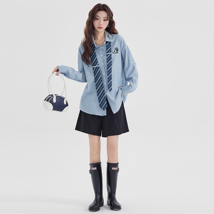 MSGM ストライプ 長袖シャツ サイズ10a(140cm) MSGM｜ストライプワン 