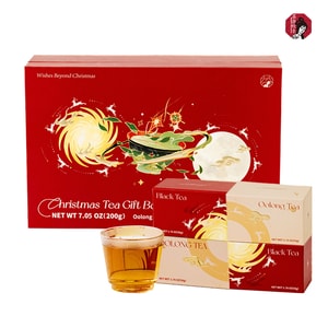  茶顏悅色 聖誕茶禮 200g 烏龍茶+錫蘭紅茶 4小盒