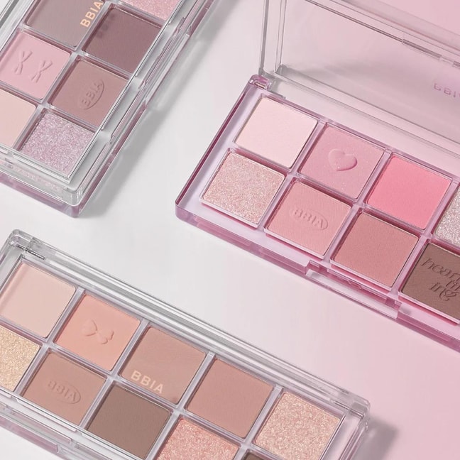 韩国BBIA 限定十色丝带芭蕾系列眼影盘 低饱和不飞粉 日常烟熏百变 纯素 #02 Your Peach 杏桃盘 你的桃色【Yoona色彩大师精选】