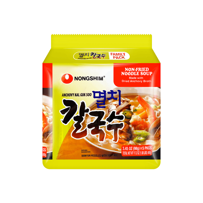 멸치칼국수면 98g*5