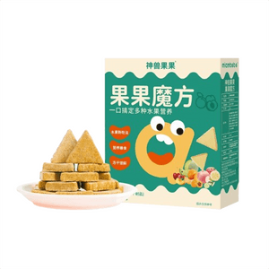 Daily Fruit And Vegetable Crisps With Cheese Flavor, Freeze-Dried Fruit And Vegetable Cubes, Nutritious And Healthy Snacks For Kids 【1 Box, 10 Bags】Fruit Magic Cube