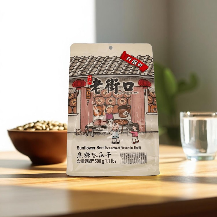 雪国もやしッコ LAOJIEKOU Caramel Flavor Sunflower Seed 500g - Yamibuy.com