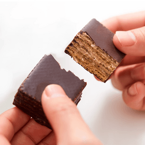 High-Protein Wafers, Chocolate Flavor, 8pcs【3.6g Protein Per Stick】
