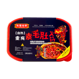 Self-Heating Spicy Chongqing Hot Pot with Vegetarian Tripe, 14.63oz