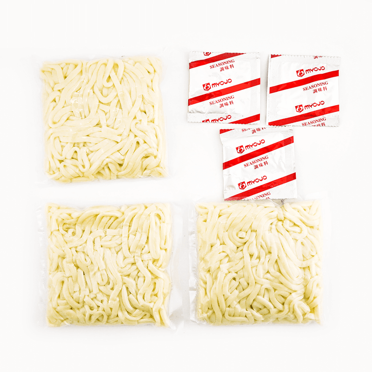 美国版MYOJO明星 日式乌冬面 速食面条 附带汤料包版 3人份 618g 4