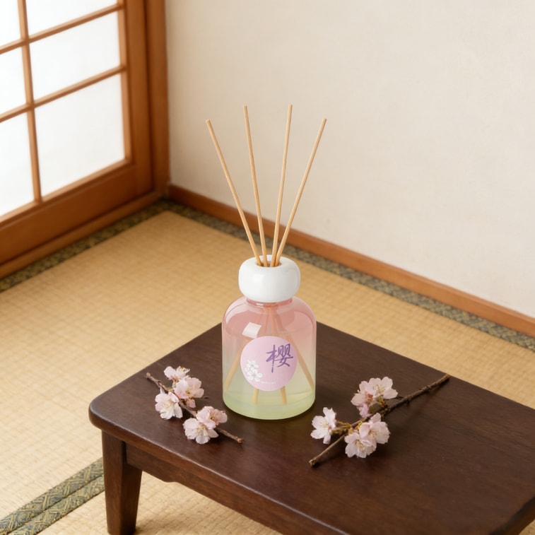 Sakura Manwu Wuhuo Aromatherapy Hotel Home Fragrance Essential Oil Toilet Air Freshener Lasting Fragrance 1 bottle 4