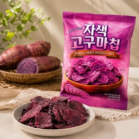 韩国SUNWOO 紫薯薯片 50g 