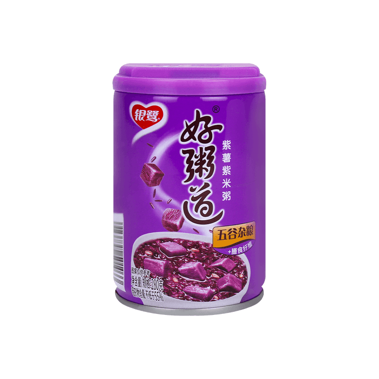 銀鷺 好粥道 紫薯紫米粥 280g 12