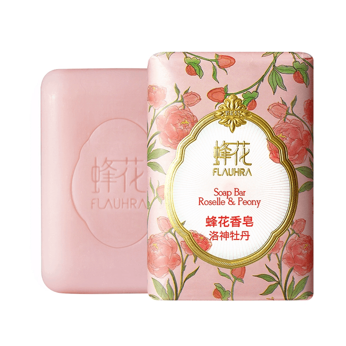 FLAUHRA 蜂花 【新品上市】洗澡沐浴香皂正品  洛神牡丹125g*1块
