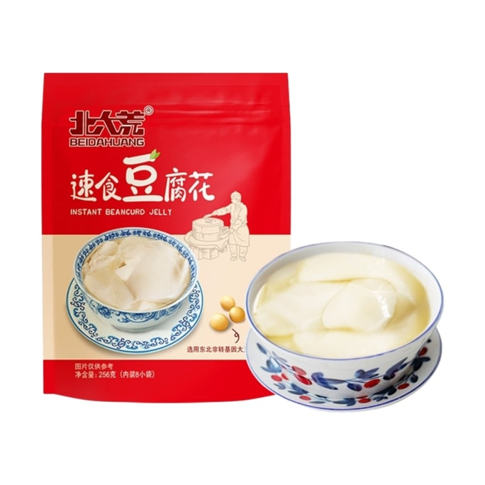 【中国直邮】 北大荒 速食豆腐花粉256g*1袋豆腐脑豆花营养早餐代餐