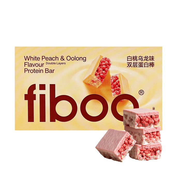 Double Layer High-Protein Bars, 98 kcal/stick, #White Peach & Oolong