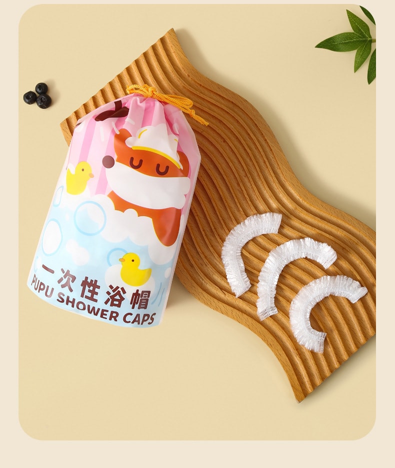  FaSoLa Life 一次性加厚浴帽 100只1袋 防水洗澡頭套 染髮專用帽子