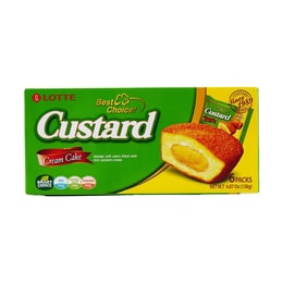 커스터드 크림 케이크 6개 138g