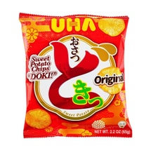Osatsudoki Sweet Potato Chips, Original Flavor, 2.2oz【Real Sweet Potato】【Crunchy Texture】【Popular Snack】