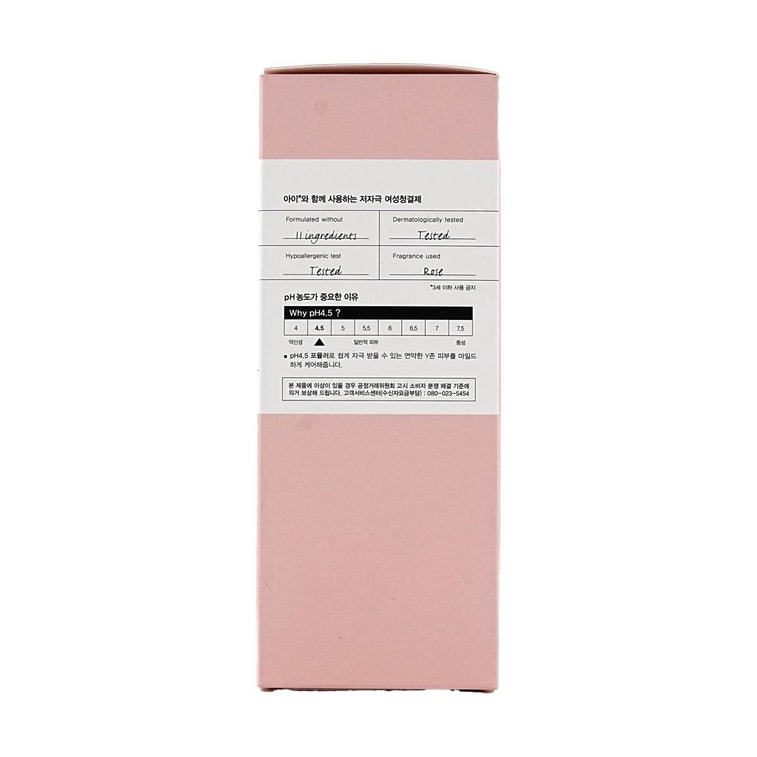 pH 4.5 로즈향 여성 청결제, 250ml (8.82oz), 버블 타입 7