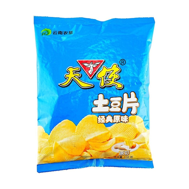 天使 土豆片 原切薯片 经典原味 108g【云南特产】 3