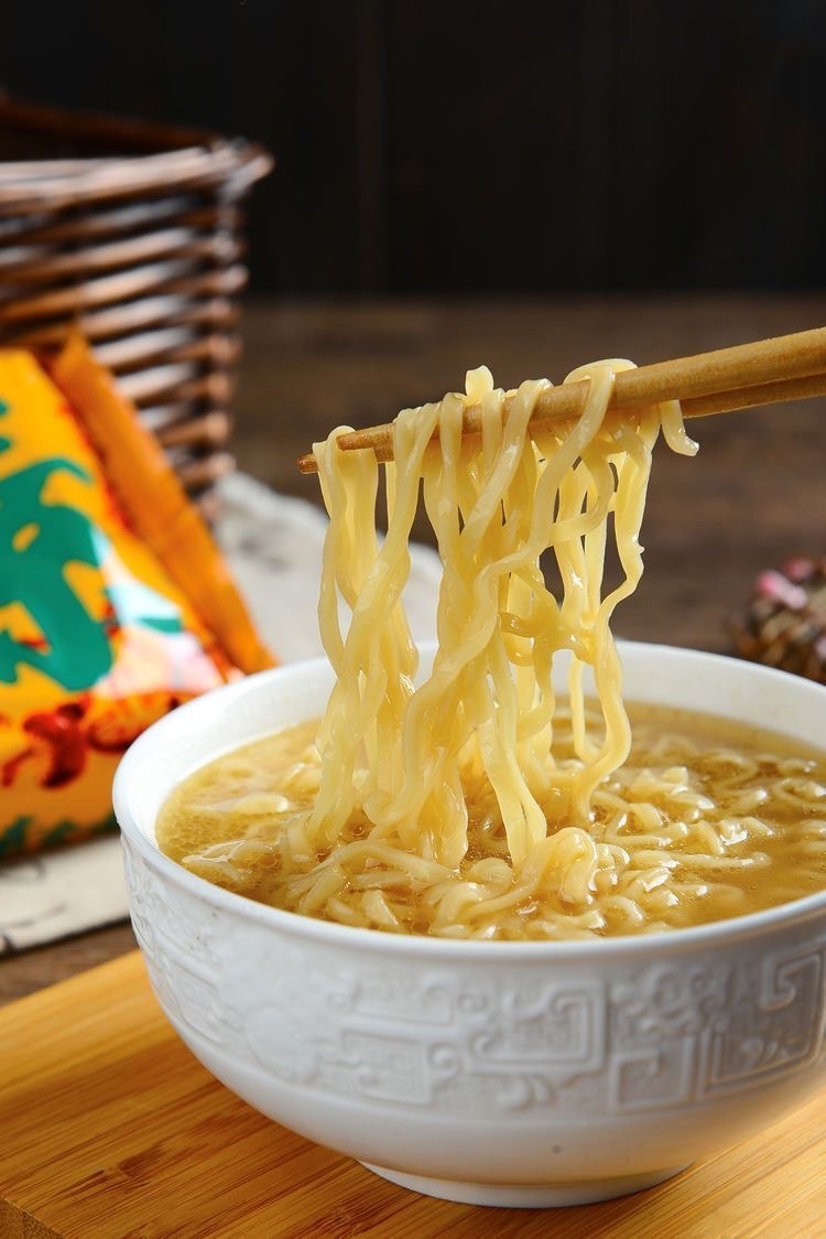 【中國直郵】 幸運 泡麵長壽素食麵 佛家齋純素麵 75g​​3袋