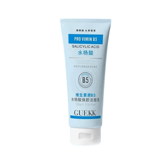 Provitamin B5 Salicylic Acid Revitalizing Facial Cleanser 100g per bottle (Recommended by Xiaohongshu Bestseller)