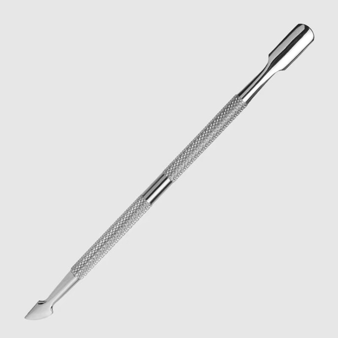 Dead skin push steel push 1 piece dead skin scraper nail file cuticle nippers manicure tools.
