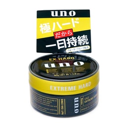 日本UNO发蜡发泥定型80g 自然清香持久质感