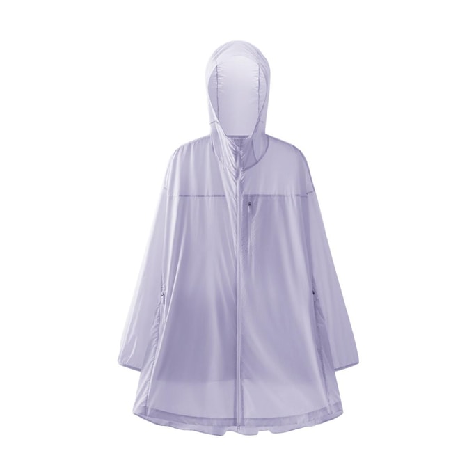 Women's Medium Length Sun Protection Shirt Purple M