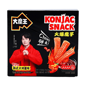 Konjac Snack 韓国風激辛チキンソース味 0.63oz*20パック 12.7oz 【もちもち食感】【激辛レベル】