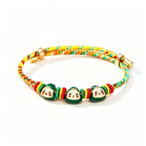 Fortune Blessing Five-Color Braided Bracelet  1pc