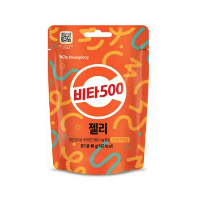 【한국 직배송】 한국 광동 비타500 젤리 1.7 oz (48g)