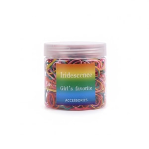  食顏派 馬卡龍色橡皮筋 一盒裝【明星同款 活力可愛 高彈性更耐用】