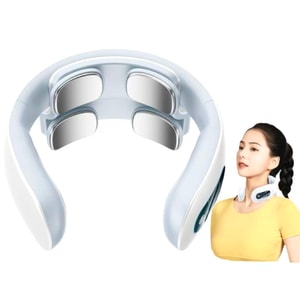 콘카 목 마사지기 (알로에 베라 젤 무첨가) - 어깨 및 목 자기 요법, 목 온열 및 온열 기능, 마사지 펄스, 목 물리 치료, 물리적 진동, 어깨, 목 및 척추 마사지, 빠른 가열 기능 [미세 전류 마사지, 약한 진동, 통합 제어 시스템, 리모컨 불필요] [연말 선물로 추천]