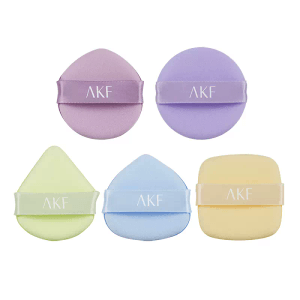 Peach Powder Puff Dry And Wet Five-Color Powder Puff (5 Pieces)