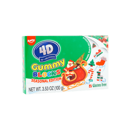 AMOS 4D Gummy Blocks 100g