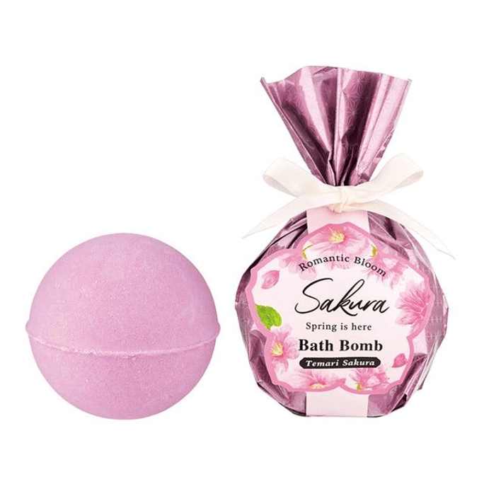 Beauwell hand bow cherry blossom cherry blossom bath ball foam bath salt 150g
