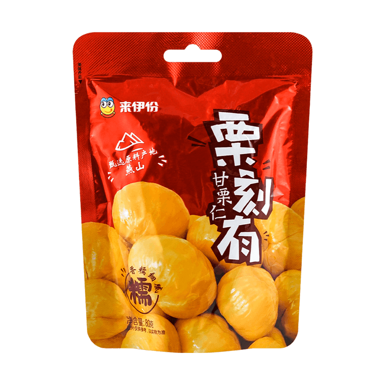 【超值裝】來伊份 零食大禮包 771g【傘蓋蓋豆乾 五香味&川香味 + 蟹香豆瓣+脆冬棗+甘栗仁+海帶脆筍】 15