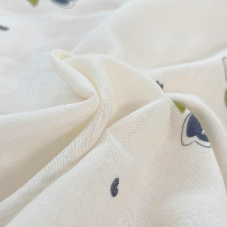 【中國直郵】Lullabuy 莫奈花園 純棉床上三件套四季床品床單被套家居用品(床單*1+被套*1+枕頭套*1)紫色恬夢 Twin Size 3