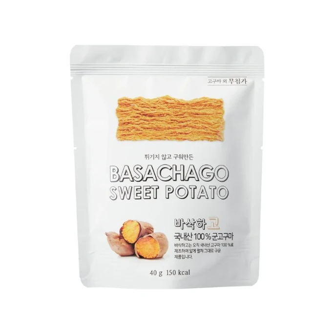 韓国 THE MORE FOOD BASACHAGO サクサクスイートポテトチップス 10袋