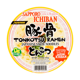 Japanese Style Tonkotsu Ramen - Instant Japanese Style Noodles, 2.94oz
