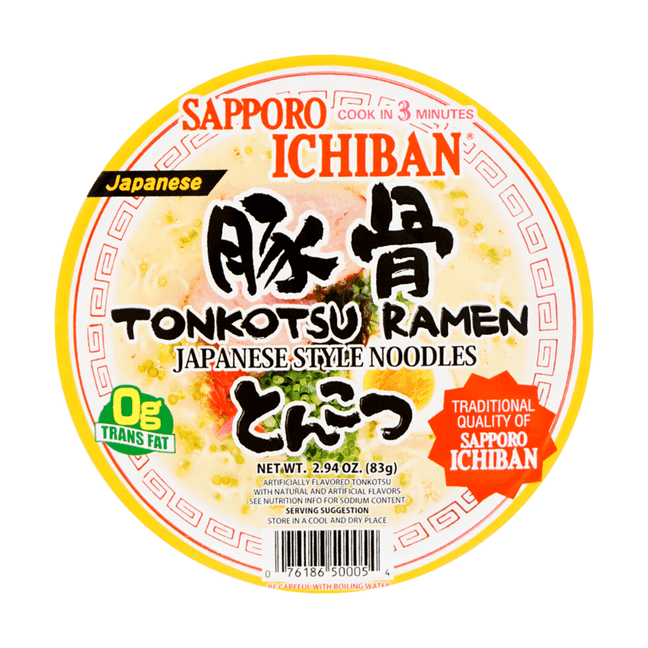 Japanese Style Tonkotsu Flavor Ramen - Instant Noodles, 2.94oz