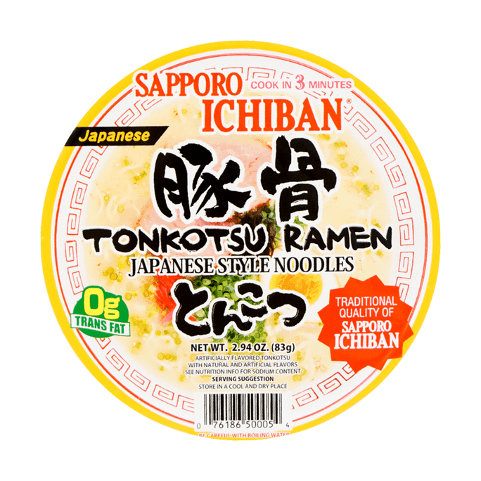 日本SAPPORO ICHIBAN札幌一番 豬骨風味日式拉麵 83g