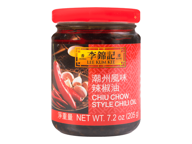 Lee Kum Kee Chiu Chow Chili Oil net wt. 205g (7.2oz)