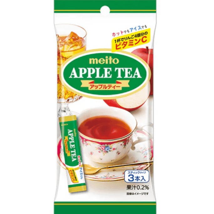 【日本直送】ダイソー 名藤春茶 アップルティー（3パック入り）