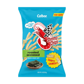日本CALBEE卡乐比 岩烧海苔味虾条 94g