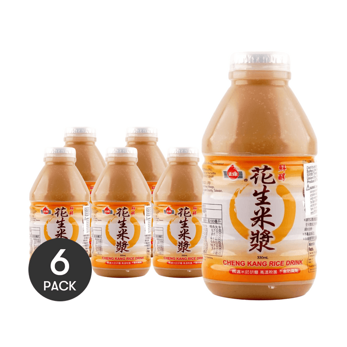 Peanut Rice Milk,11.15 fl oz *6【6 Packs】