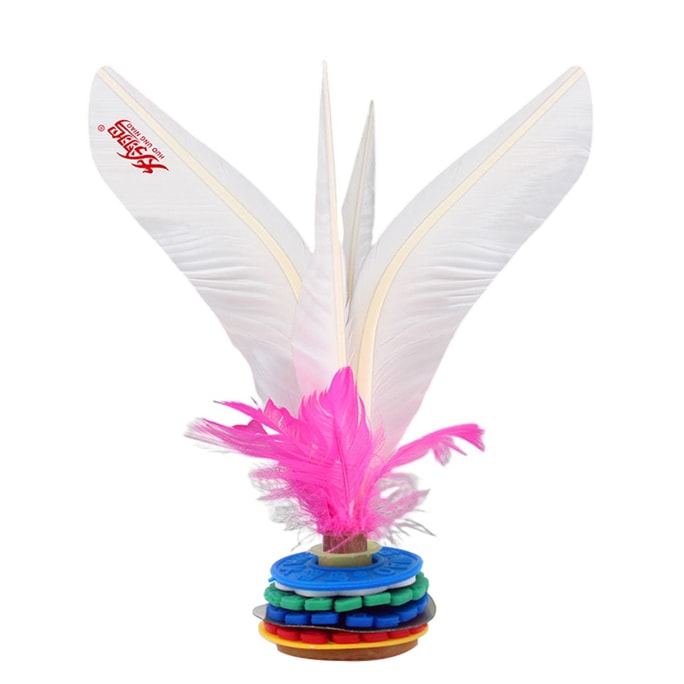 Kick Shuttlecock Chinese Jianzi Colorful Feather Foot Sports 19cm