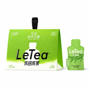 【中国直邮】 乐品乐茶 【赵露思同款】LeTea 抹茶玉露 冷泡茶包袋泡茶叶0糖冷萃茶 抹茶玉露10包*1袋
