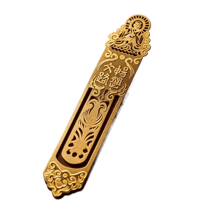 【中国からの直送】中国美術学院ブックマーク - 文昌帝君（文の神） - 大学院・大学入学試験の縁起の良い贈り物 (2.5×13cm)